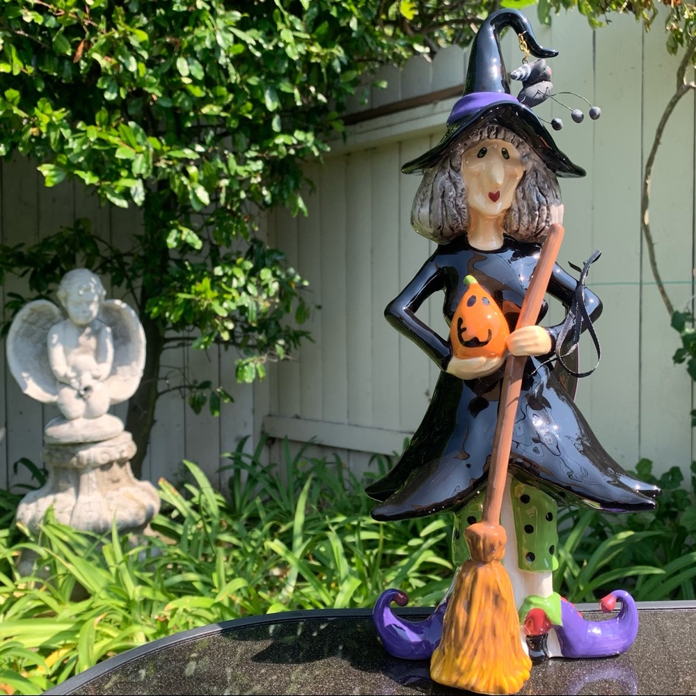 Blue Sky Clayworks Halloween Witch NWT